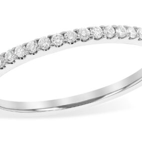 Diamond Anniversary Band in 14k White Gold