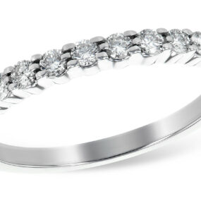 Diamond Anniversary Band in White Gold